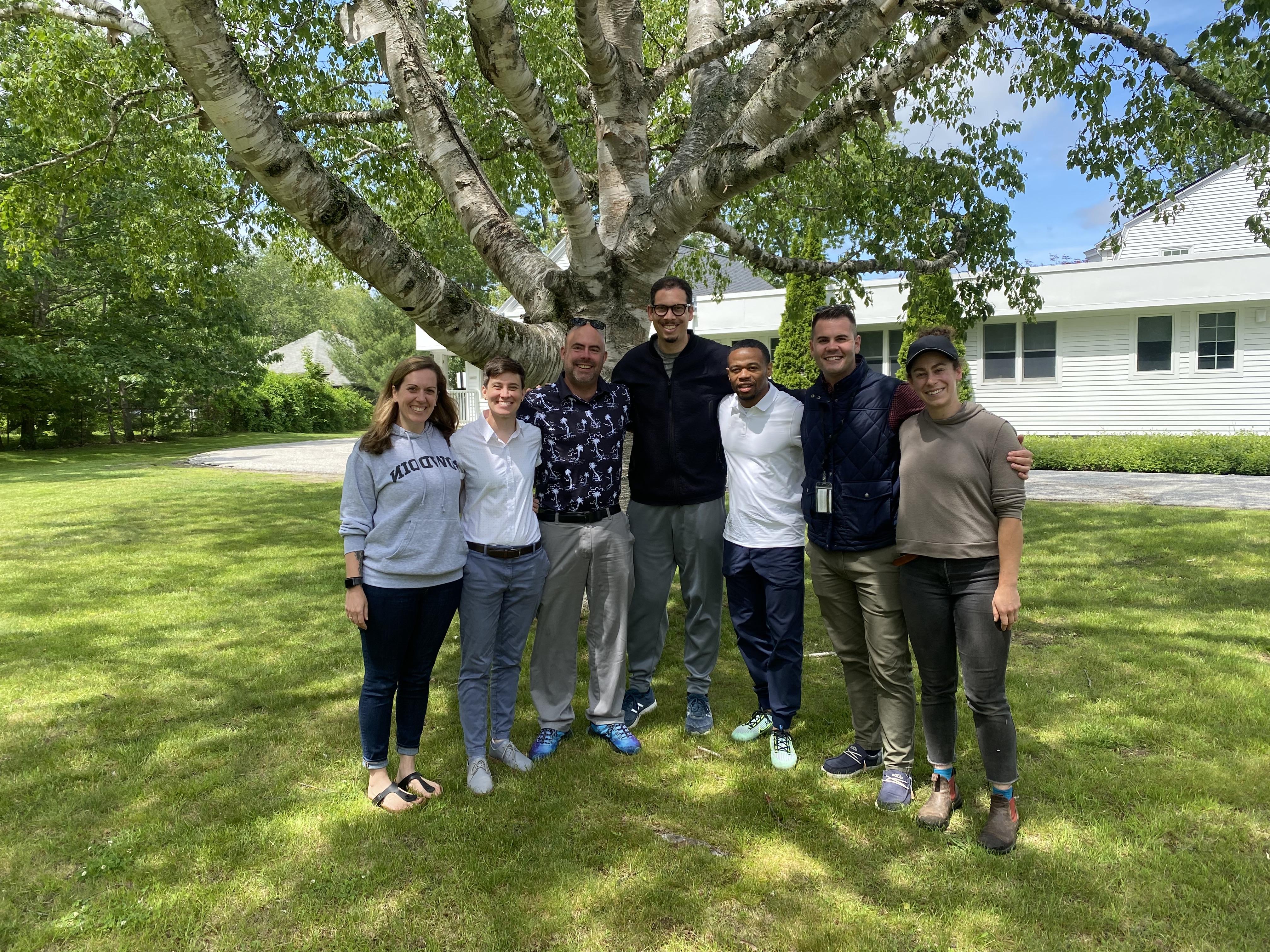 Current Members of the BAS Committee in the Organic Garden 